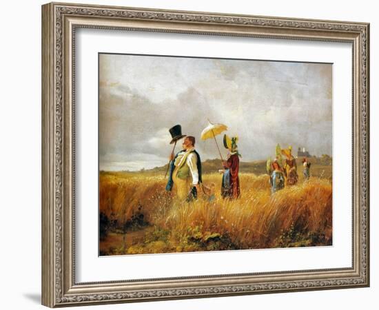 Sunday Stroll-Carl Spitzweg-Framed Giclee Print