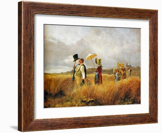 Sunday Stroll-Carl Spitzweg-Framed Giclee Print