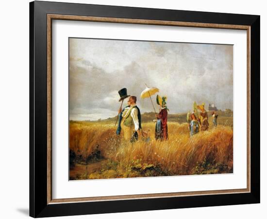 Sunday Stroll-Carl Spitzweg-Framed Giclee Print