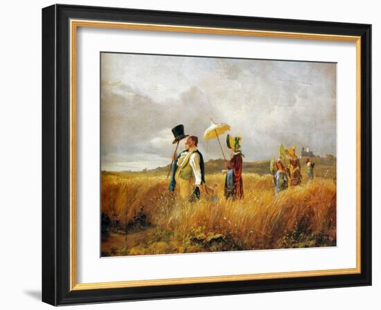 Sunday Stroll-Carl Spitzweg-Framed Giclee Print