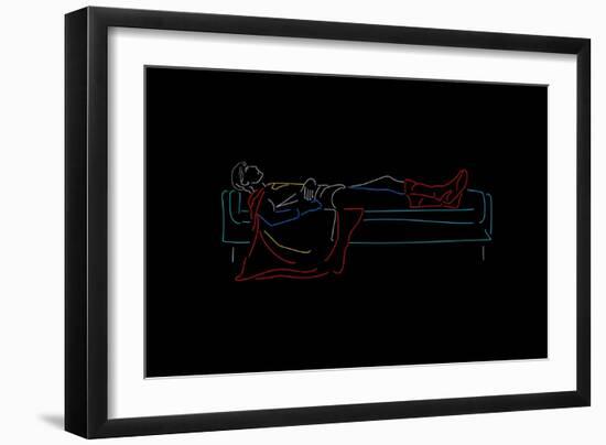 Sunday Superhero-null-Framed Premium Giclee Print