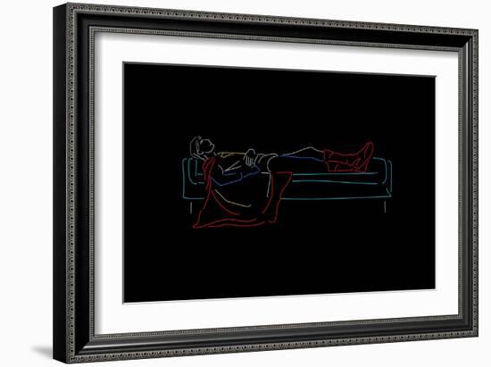 Sunday Superhero-null-Framed Premium Giclee Print