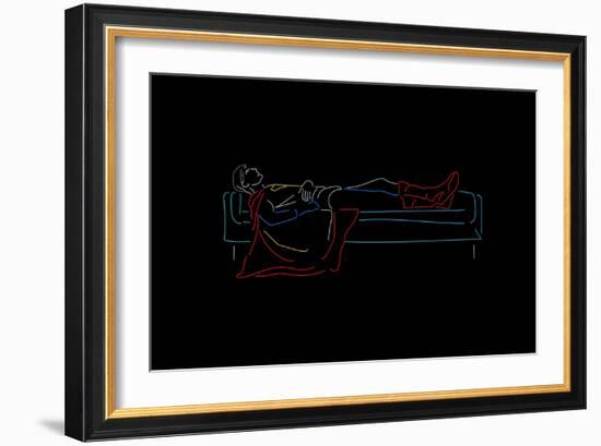 Sunday Superhero-null-Framed Premium Giclee Print