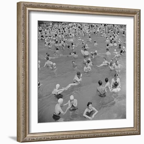 Sunday Swimmers-The Chelsea Collection-Framed Giclee Print