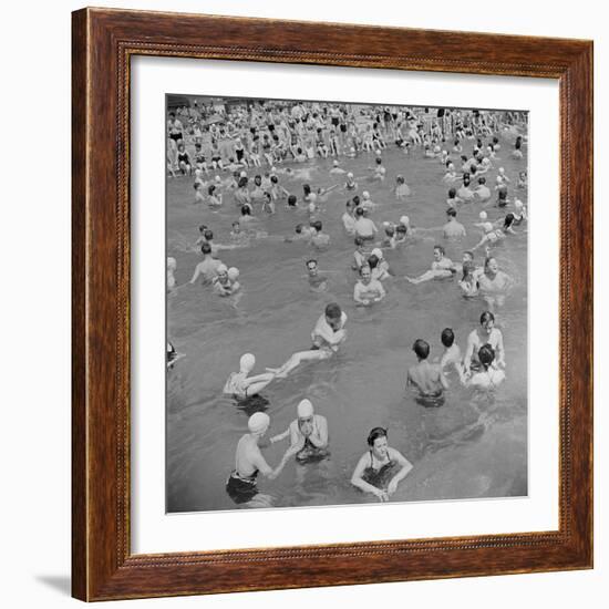 Sunday Swimmers-The Chelsea Collection-Framed Giclee Print