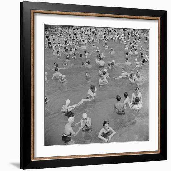 Sunday Swimmers-The Chelsea Collection-Framed Giclee Print