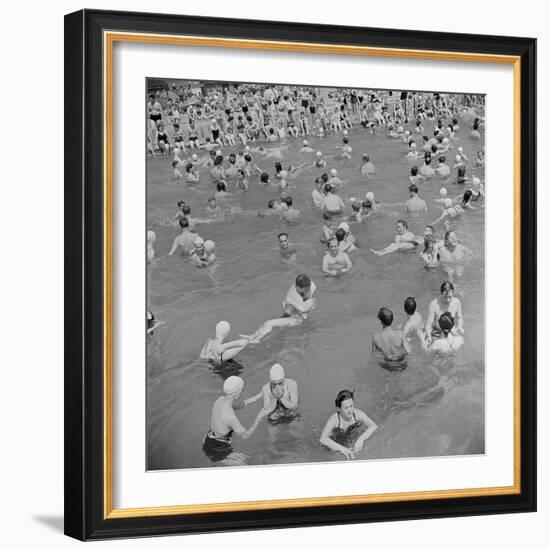 Sunday Swimmers-The Chelsea Collection-Framed Giclee Print