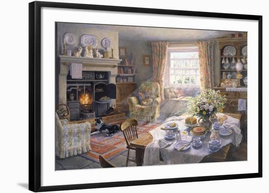 Sunday Tea-Time-Stephen Darbishire-Framed Giclee Print