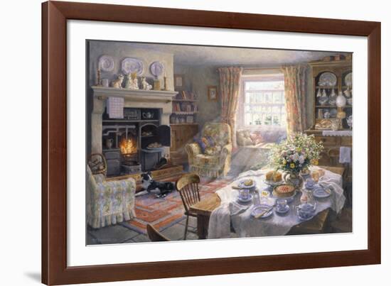 Sunday Tea-Time-Stephen Darbishire-Framed Giclee Print