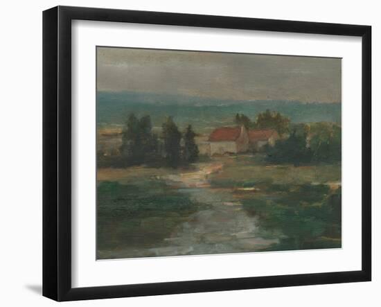 Sundown at the Farm I-Ethan Harper-Framed Art Print