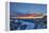 Sundown at Watzmann with Steinernes Meer, Loferer Steinberge, Central Alps-Stefan Sassenrath-Framed Premier Image Canvas
