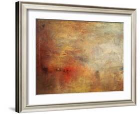 Sundown over a Lake, 1840-J^ M^ W^ Turner-Framed Giclee Print