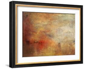 Sundown over a Lake, 1840-J^ M^ W^ Turner-Framed Giclee Print