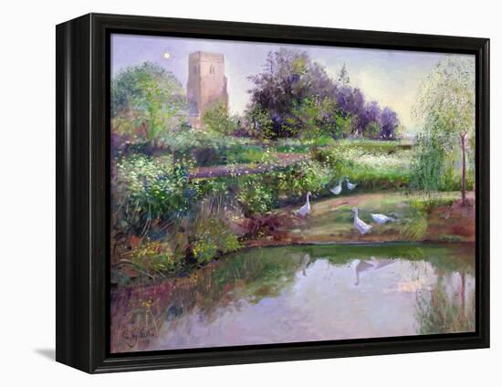 Sundown Reflections-Timothy Easton-Framed Premier Image Canvas