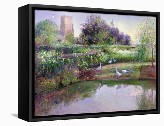 Sundown Reflections-Timothy Easton-Framed Premier Image Canvas