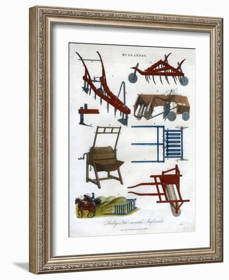 Sundry New-Invented Implements, 1810-J Pass-Framed Giclee Print