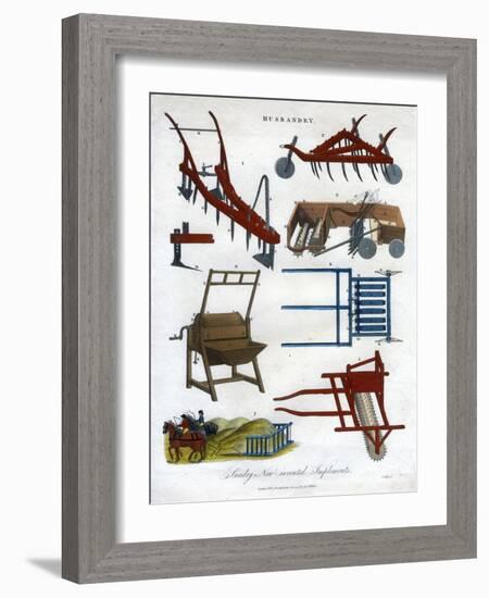 Sundry New-Invented Implements, 1810-J Pass-Framed Giclee Print