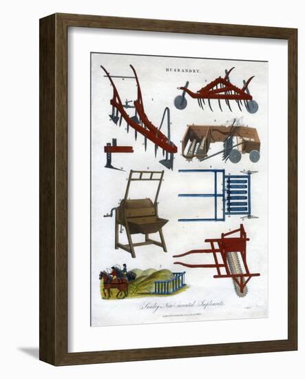 Sundry New-Invented Implements, 1810-J Pass-Framed Giclee Print