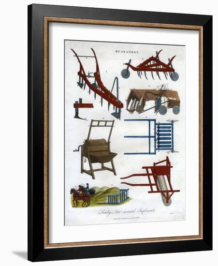 Sundry New-Invented Implements, 1810-J Pass-Framed Giclee Print