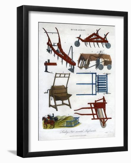 Sundry New-Invented Implements, 1810-J Pass-Framed Giclee Print