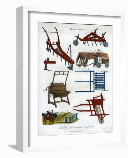 Sundry New-Invented Implements, 1810-J Pass-Framed Giclee Print