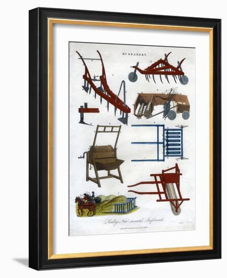 Sundry New-Invented Implements, 1810-J Pass-Framed Giclee Print