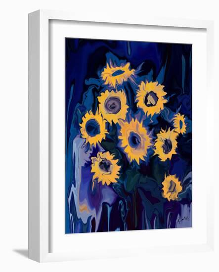 sunflower 1-Rabi Khan-Framed Art Print