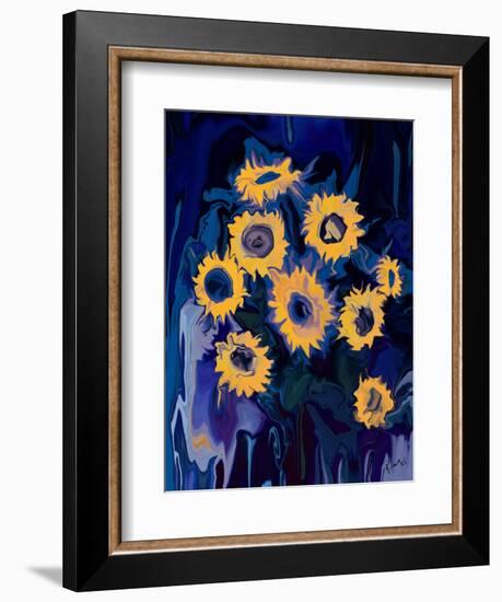 sunflower 1-Rabi Khan-Framed Art Print