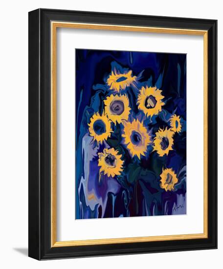 sunflower 1-Rabi Khan-Framed Art Print