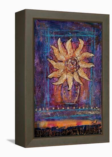 Sunflower, 2012-Margaret Coxall-Framed Premier Image Canvas