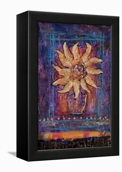 Sunflower, 2012-Margaret Coxall-Framed Premier Image Canvas