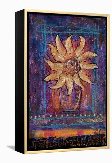 Sunflower, 2012-Margaret Coxall-Framed Premier Image Canvas