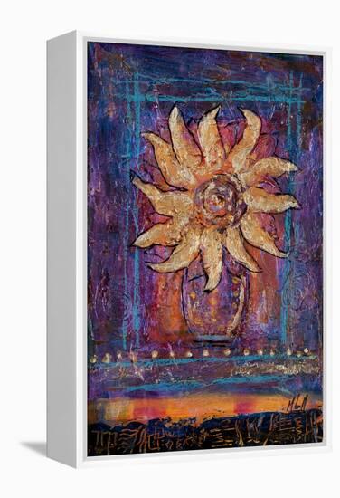 Sunflower, 2012-Margaret Coxall-Framed Premier Image Canvas