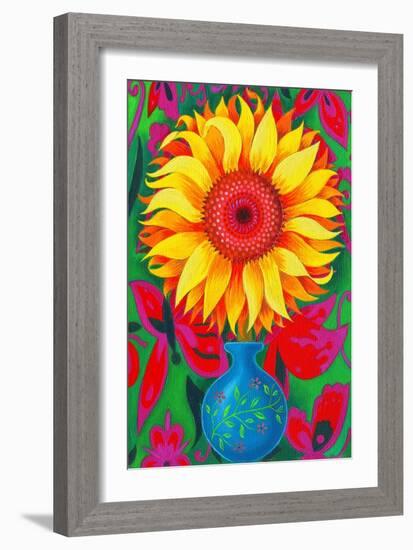 Sunflower, 2015-Jane Tattersfield-Framed Giclee Print