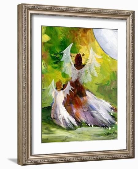 Sunflower Angel-sylvia pimental-Framed Art Print