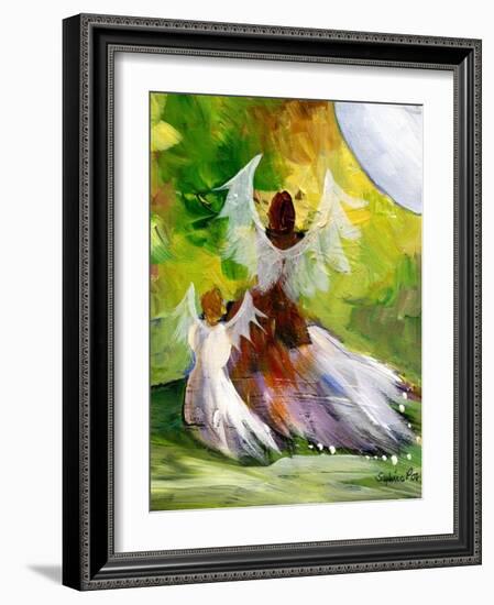 Sunflower Angel-sylvia pimental-Framed Art Print