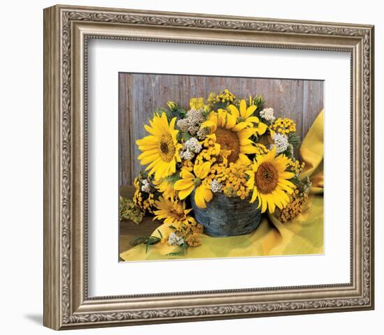 Sunflower Arrangement II-null-Framed Premium Giclee Print