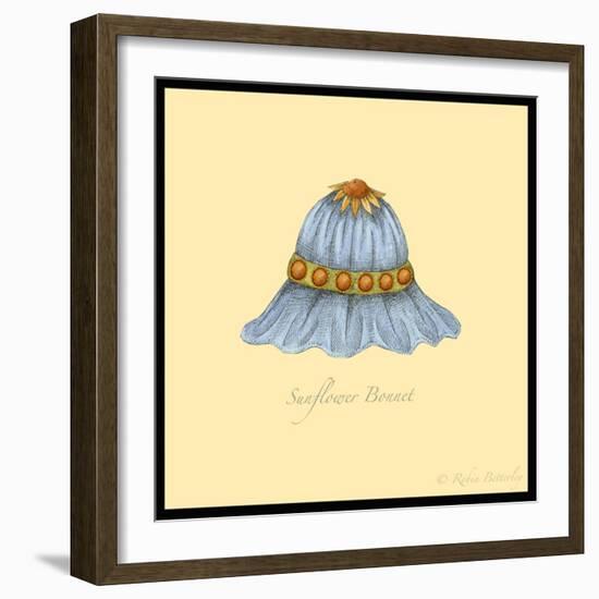 Sunflower Bonnet-Robin Betterley-Framed Giclee Print