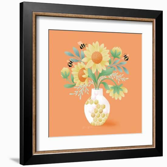 Sunflower Bouquet-Gia Graham-Framed Art Print