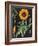 Sunflower Chart-Sue Schlabach-Framed Art Print