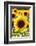 Sunflower Close Up in a Field of Sunflowers-George Oze-Framed Photographic Print