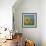 Sunflower Field I-David Swanagin-Framed Art Print displayed on a wall