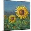 Sunflower Field II-David Swanagin-Mounted Art Print