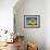 Sunflower Fields, Provence, France-Steve Vidler-Framed Photographic Print displayed on a wall