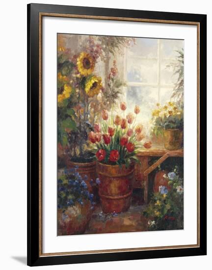 Sunflower Garden I-null-Framed Art Print