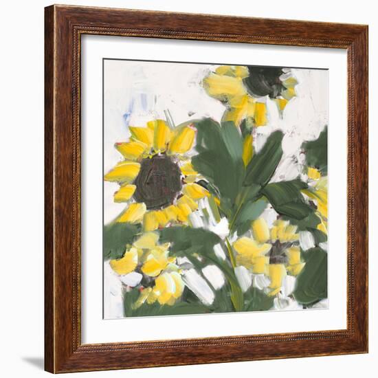 Sunflower Garden-Jane Slivka-Framed Art Print