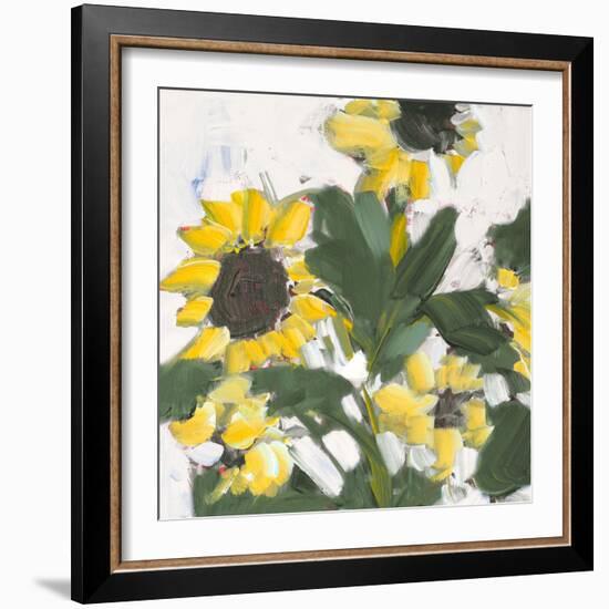 Sunflower Garden-Jane Slivka-Framed Art Print