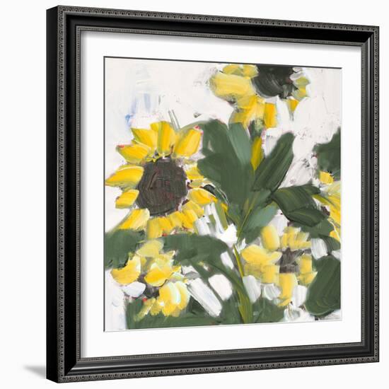 Sunflower Garden-Jane Slivka-Framed Art Print