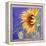 Sunflower I-Sharon Pitts-Framed Premier Image Canvas