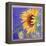 Sunflower I-Sharon Pitts-Framed Premier Image Canvas